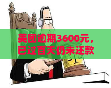 美团逾期3600元，已过百天仍未还款，如何解决？