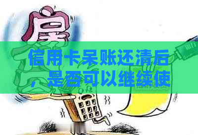 信用卡呆账还清后，是否可以继续使用以及注意事项