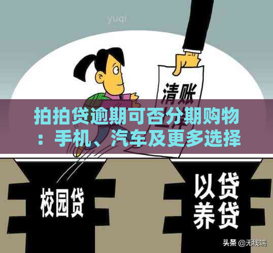 逾期可否分期购物：手机、汽车及更多选择