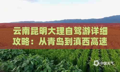 云南昆明大理自驾游详细攻略：从青岛到滇西高速的精彩路线规划与景点推荐