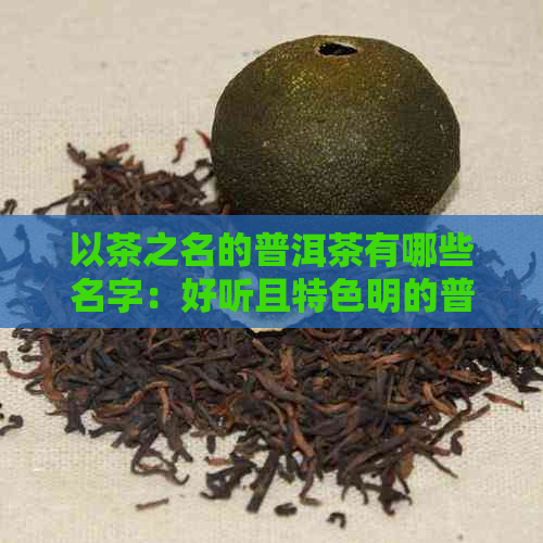 以茶之名的普洱茶有哪些名字：好听且特色明的普洱茶叶种类推荐