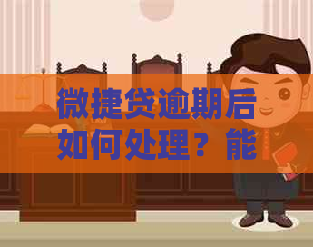 微捷贷逾期后如何处理？能否续贷？安全性如何保障？解答您的疑虑