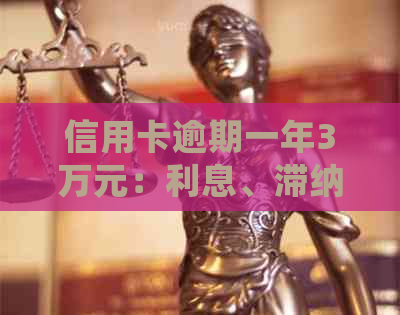 信用卡逾期一年3万元：利息、滞纳金详细计算方法及影响全面解析