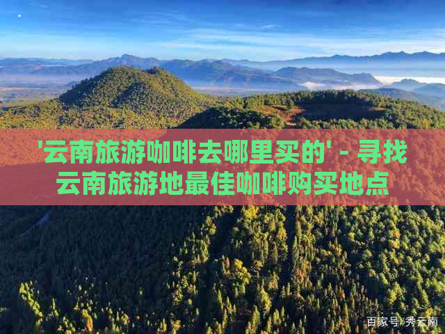 '云南旅游咖啡去哪里买的' - 寻找云南旅游地更佳咖啡购买地点