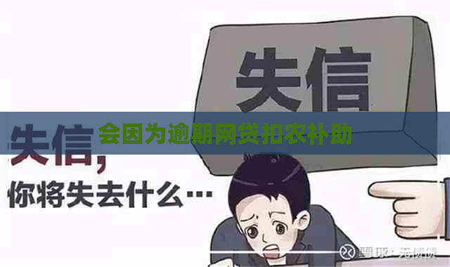 会因为逾期网贷扣农补助