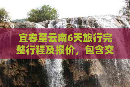 宜春至云南6天旅行完整行程及报价，包含交通、住宿、景点门票等全方位信息