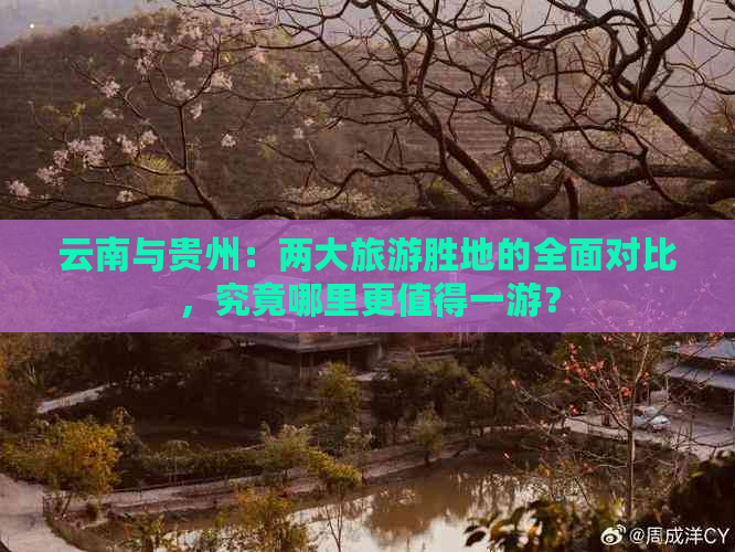 云南与贵州：两大旅游胜地的全面对比，究竟哪里更值得一游？