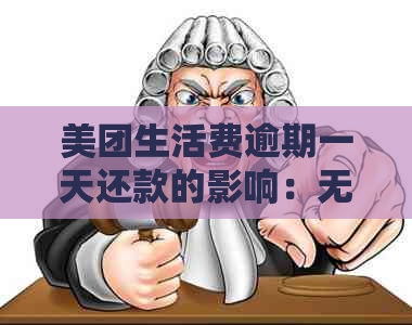 美团生活费逾期一天还款的影响：无法再次借款？最新资讯解析