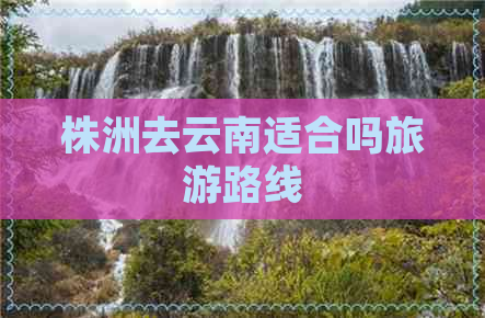 株洲去云南适合吗旅游路线