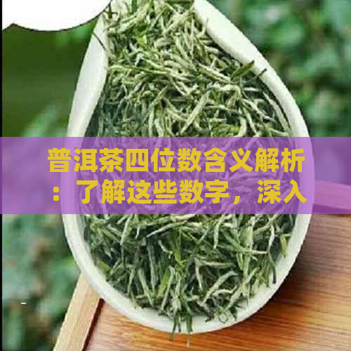 普洱茶四位数含义解析：了解这些数字，深入掌握普洱茶品质与价值