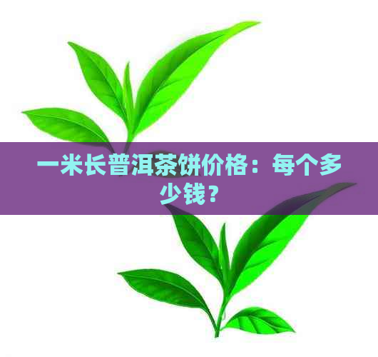 一米长普洱茶饼价格：每个多少钱？