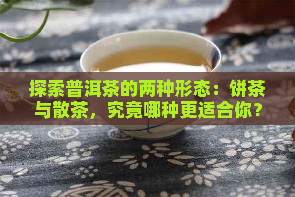 探索普洱茶的两种形态：饼茶与散茶，究竟哪种更适合你？