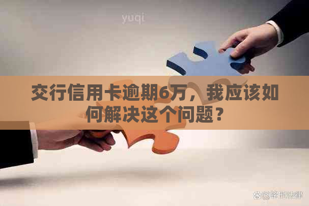 交行信用卡逾期6万，我应该如何解决这个问题？