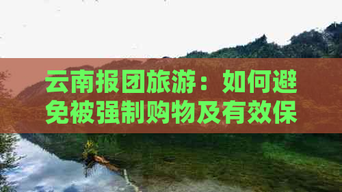 云南报团旅游：如何避免被强制购物及有效保护个人消费权益？