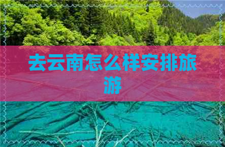 去云南怎么样安排旅游