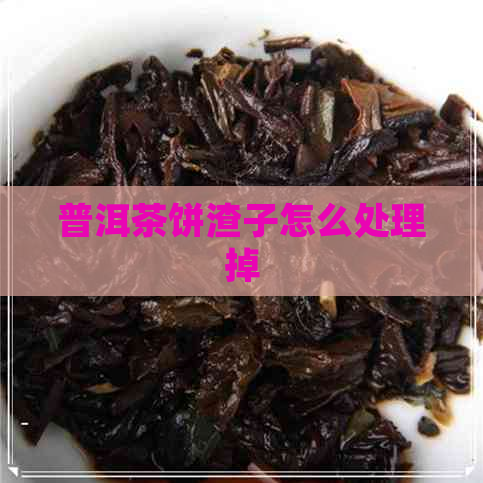 普洱茶饼渣子怎么处理掉