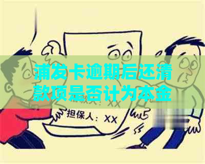 浦发卡逾期后还清款项是否计为本金：协商前还款解释 - 本金计算疑问