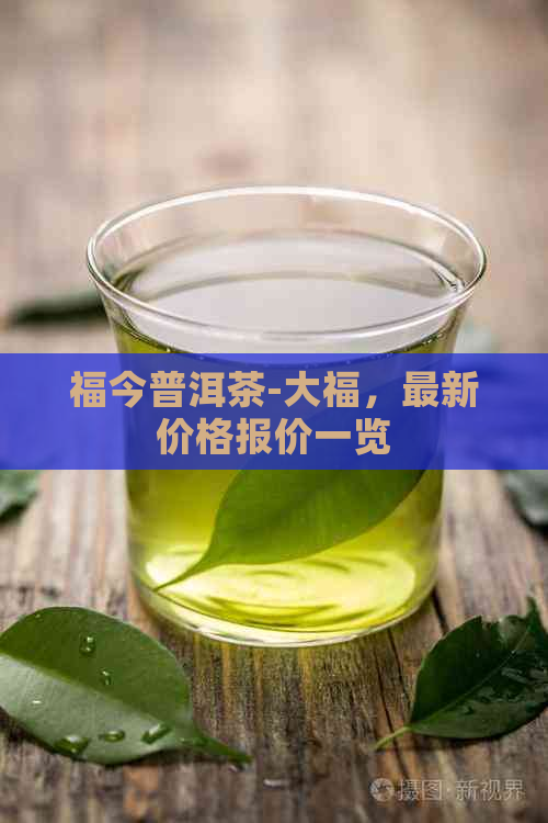 福今普洱茶-大福，最新价格报价一览