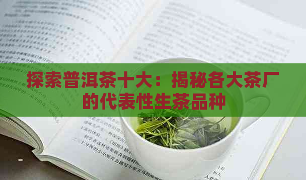 探索普洱茶十大：揭秘各大茶厂的代表性生茶品种