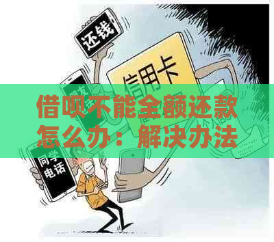 借呗不能全额还款怎么办：解决办法及操作指南