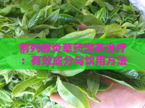 前列腺炎草药泡茶治疗：有效成分与饮用方法详解