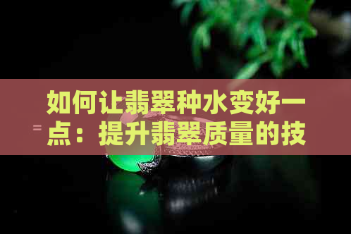 如何让翡翠种水变好一点：提升翡翠质量的技巧与方法