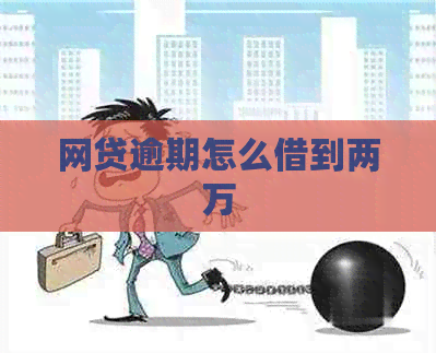 网贷逾期怎么借到两万