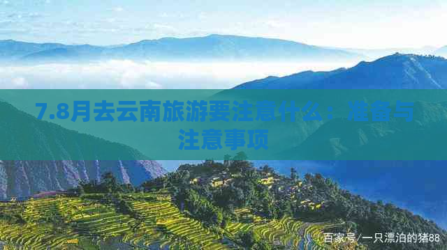 7.8月去云南旅游要注意什么：准备与注意事项