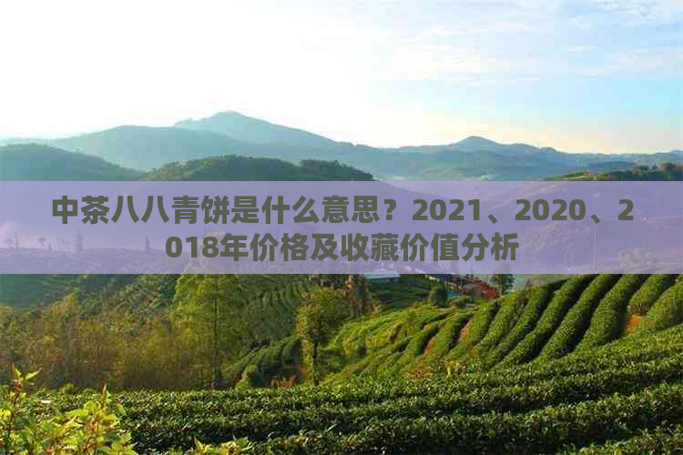 中茶八八青饼是什么意思？2021、2020、2018年价格及收藏价值分析