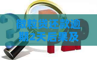 微粒贷还款逾期2天后果及解决方案：是否还能继续贷款？