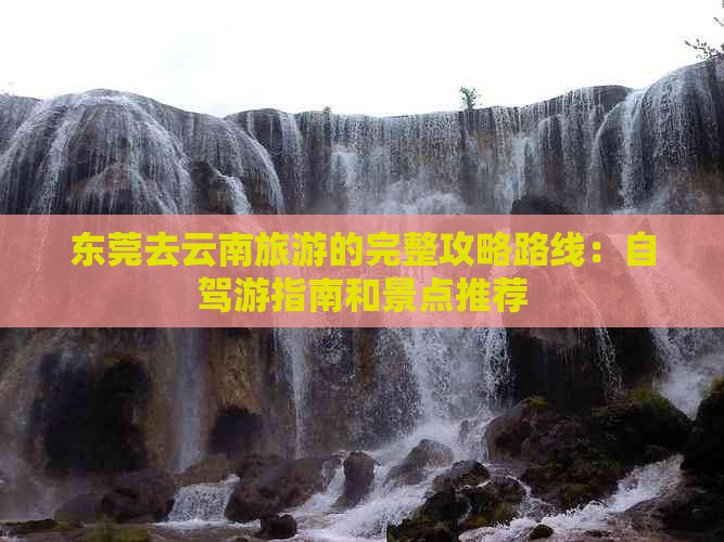 东莞去云南旅游的完整攻略路线：自驾游指南和景点推荐