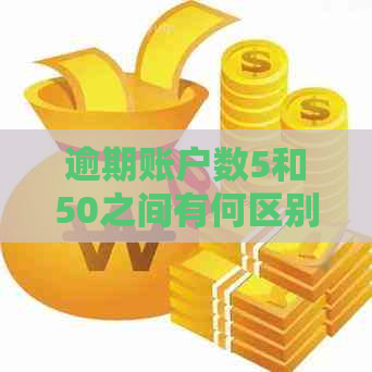 逾期账户数5和50之间有何区别？解答用户关于逾期账户数量差异的全面疑问