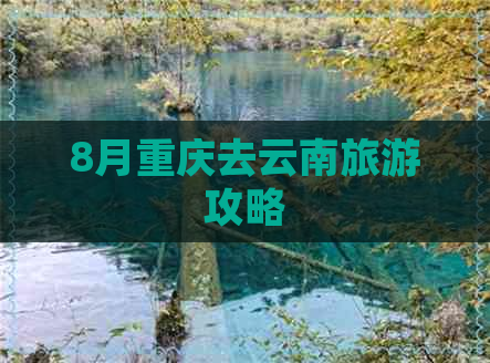 8月重庆去云南旅游攻略