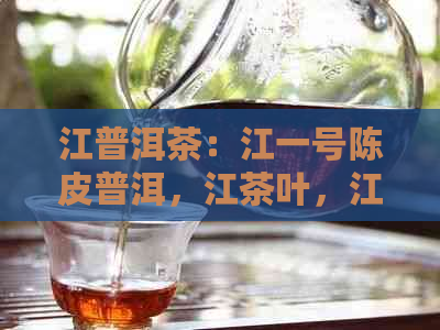 江普洱茶：江一号陈皮普洱，江茶叶，江一号小青柑陈皮普洱价格。