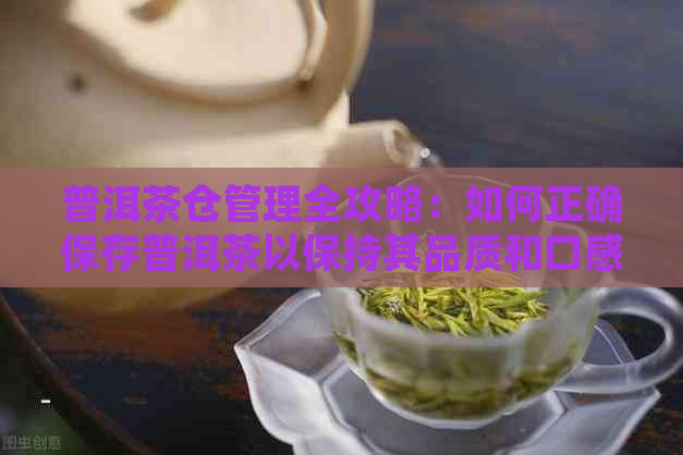 普洱茶仓管理全攻略：如何正确保存普洱茶以保持其品质和口感