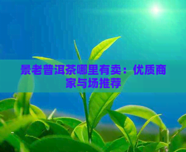 景老普洱茶哪里有卖：优质商家与场推荐