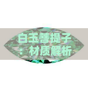 白玉菩提子：材质解析与优质选择