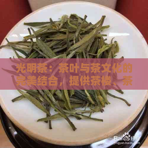 光明茶：茶叶与茶文化的完美结合，提供茶楼、茶场、茶城一站式体验。