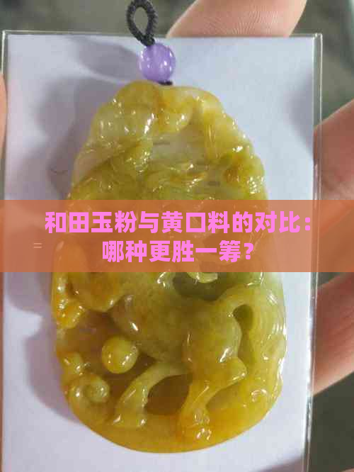 和田玉粉与黄口料的对比：哪种更胜一筹？