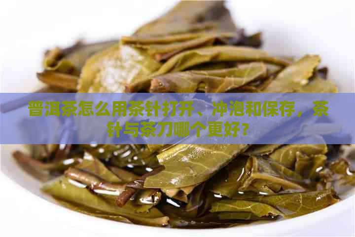 普洱茶怎么用茶针打开、冲泡和保存，茶针与茶刀哪个更好？