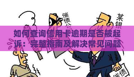 如何查询信用卡逾期是否被起诉：完整指南及解决常见问题