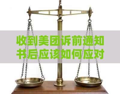 收到美团诉前通知书后应该如何应对？详细指南与应对策略