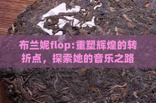 布兰妮flop:重塑辉煌的转折点，探索她的音乐之路