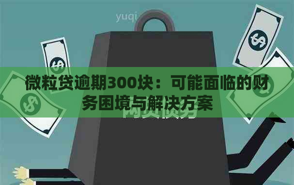 微粒贷逾期300块：可能面临的财务困境与解决方案