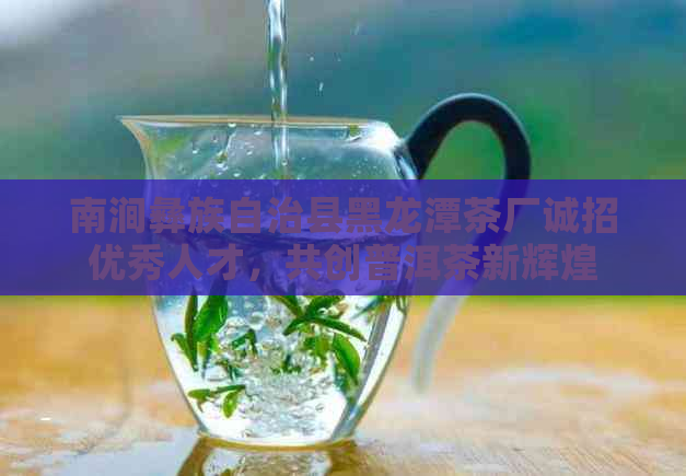 南涧彝族自治县黑龙潭茶厂诚招优秀人才，共创普洱茶新辉煌