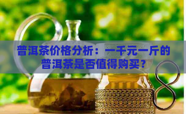 普洱茶价格分析：一千元一斤的普洱茶是否值得购买？