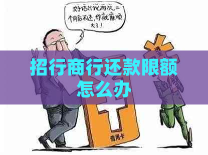 招行商行还款限额怎么办