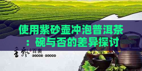 使用紫砂壶冲泡普洱茶：碗与否的差异探讨