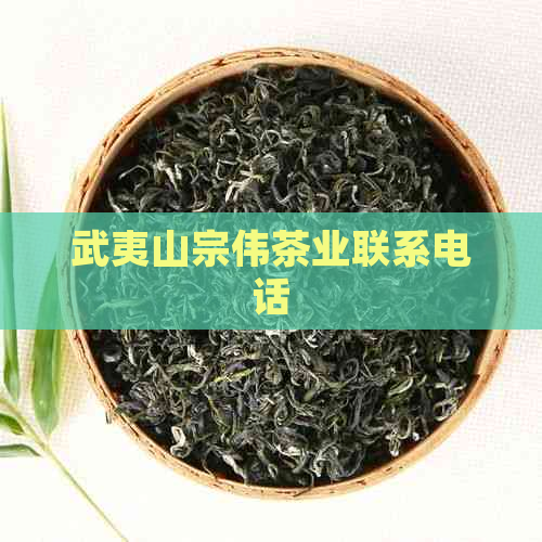 武夷山宗伟茶业联系电话