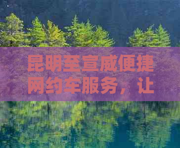 昆明至宣威便捷网约车服务，让您的往返之旅更轻松